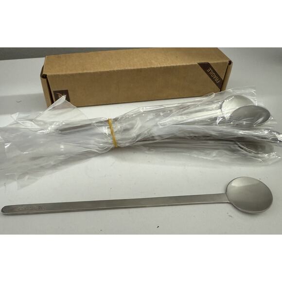 BRAND NEW in BOX NESPRESSO View Set Of (12) 18 Cm Professional Recipe Spoon - Picture 1 of 7
